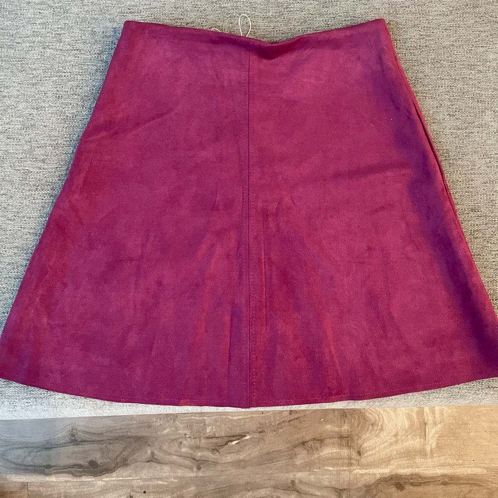Brand new suede like skirt